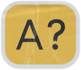A问号贴纸